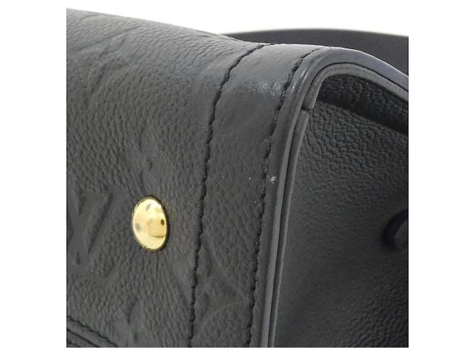 Borsa Louis Vuitton Monogram Empreinte Three MM Nero - vista 3