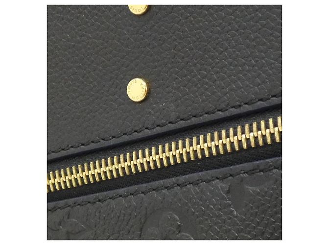 Borsa Louis Vuitton Monogram Empreinte Three MM Nero - vista 5