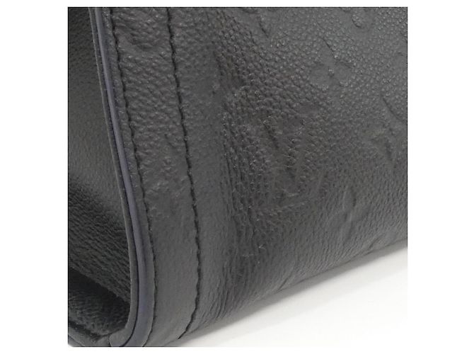 Borsa Louis Vuitton Monogram Empreinte Three MM Nero - vista 7