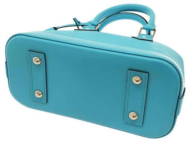 Borsa Louis Vuitton Epi Alma BB M20609 Turchese - vista 2