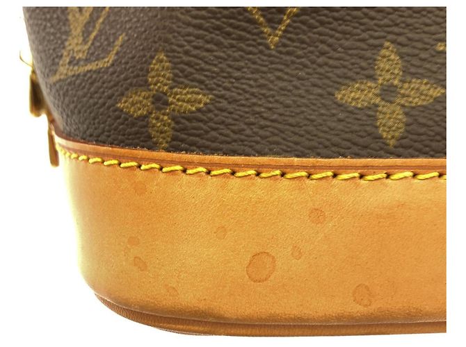 Borsa Louis Vuitton Monogram Alma PM Marrone - vista 4