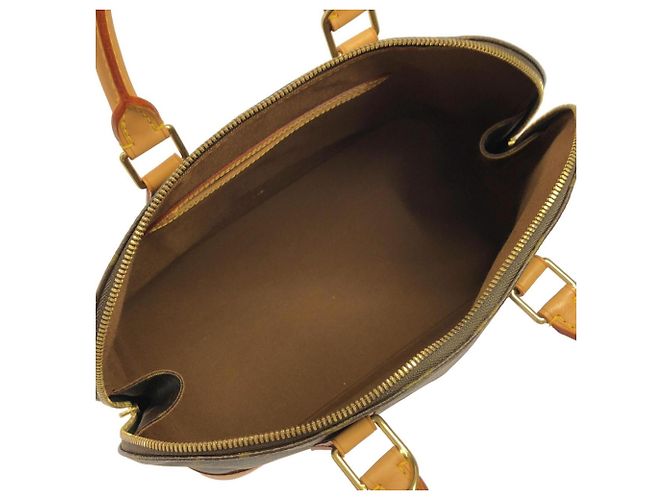 Borsa Louis Vuitton Monogram Alma PM Marrone - vista 9