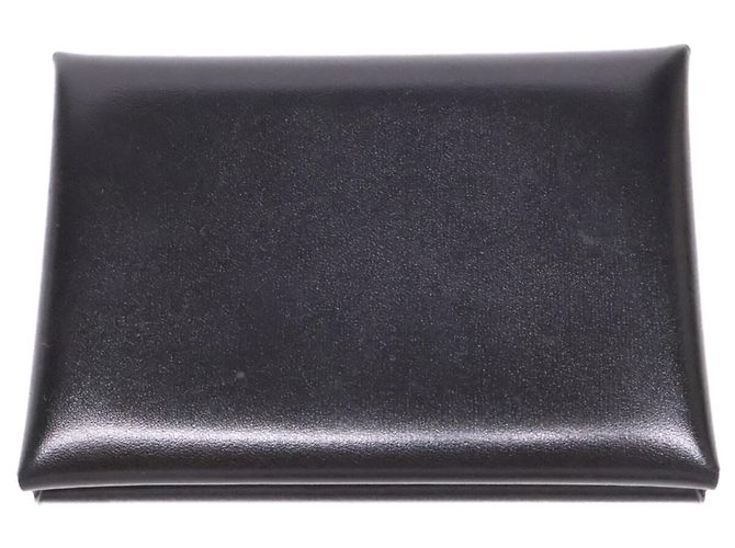 Hermès Hermes Calvi Duo Card Holder Black - view 6