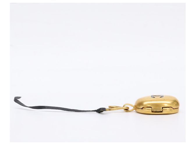 Chanel 95P Coco Mark Medaillon Anhänger Mirror Golden - Ansicht 4