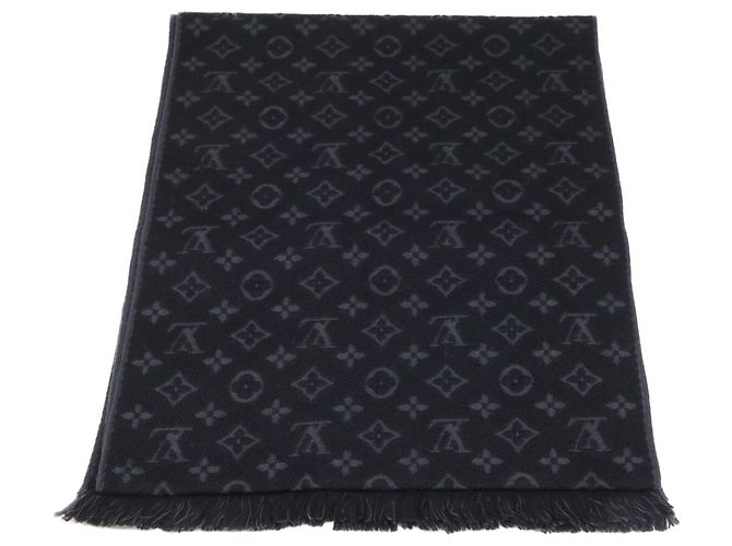Louis Vuitton Monogram Classic Stola Schwarz - Ansicht 3