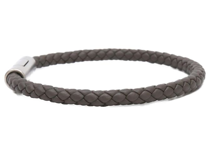 Hermès Bracciale in pelle Hermes Puzzle H Grigio - vista 3