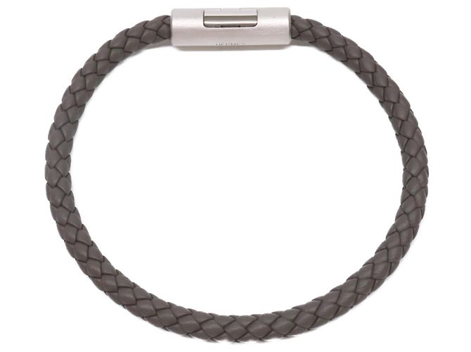 Hermès Bracciale in pelle Hermes Puzzle H Grigio - vista 6