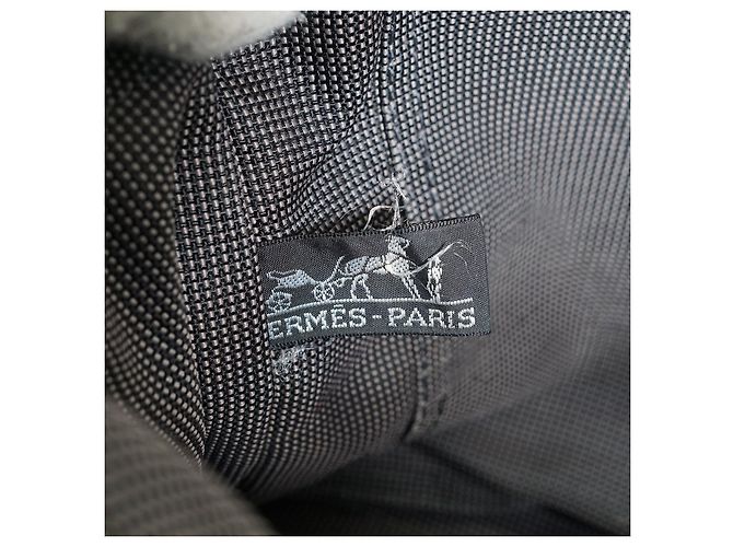 Hermès Borsa Tote Hermes Paris Grey Canvas Her Line Herline MM Grigio - vista 6