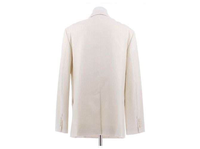 Céline Blazer bianco a righe - vista 2