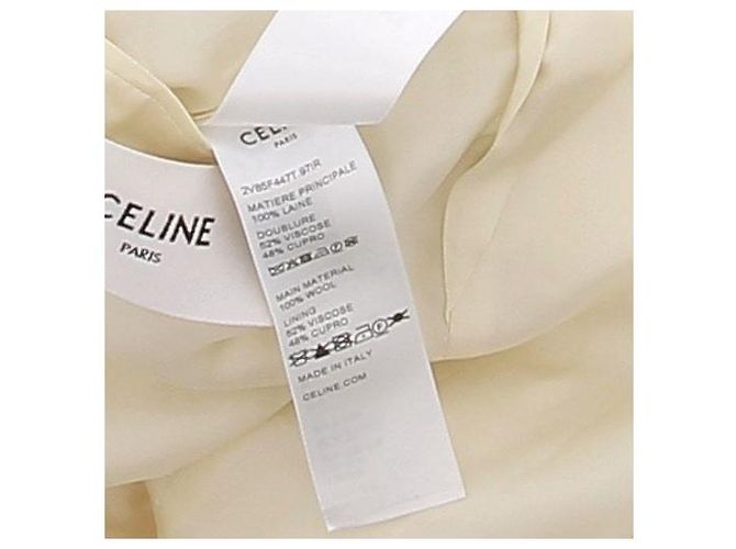 Céline Blazer bianco a righe - vista 5