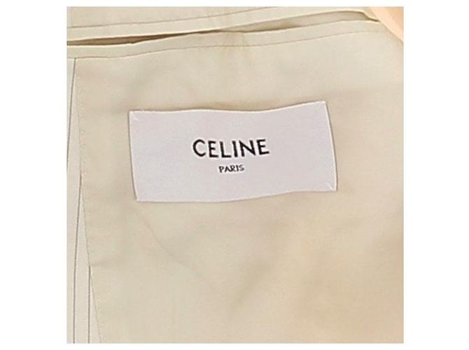 Céline Blazer bianco a righe - vista 7