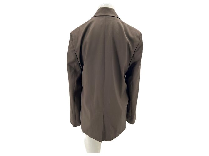Autre Marque Blazer en laine marron CODY LOULOU DE SAISON - vue 2