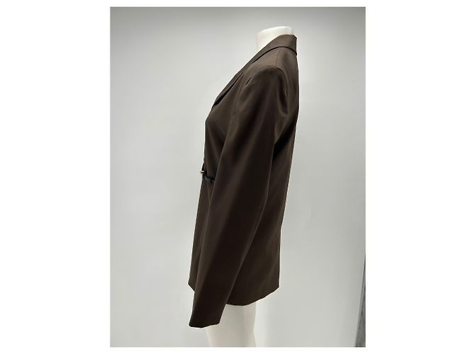 Autre Marque Blazer en laine marron CODY LOULOU DE SAISON - vue 3