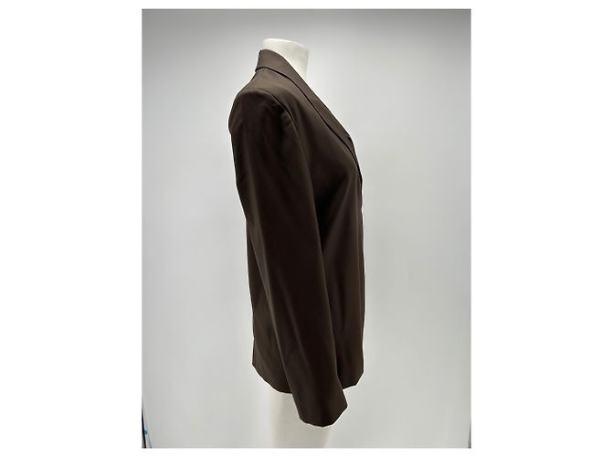 Autre Marque Blazer en laine marron CODY LOULOU DE SAISON - vue 4
