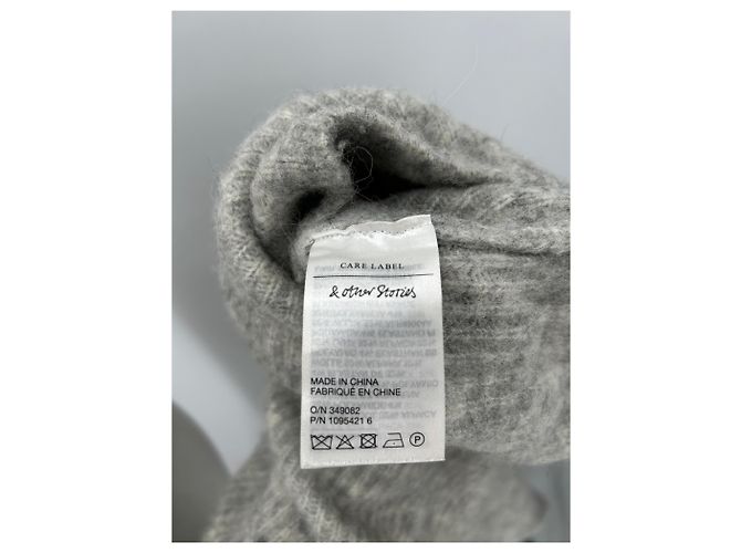 & Other Stories Jersey de lana gris S - vista 5