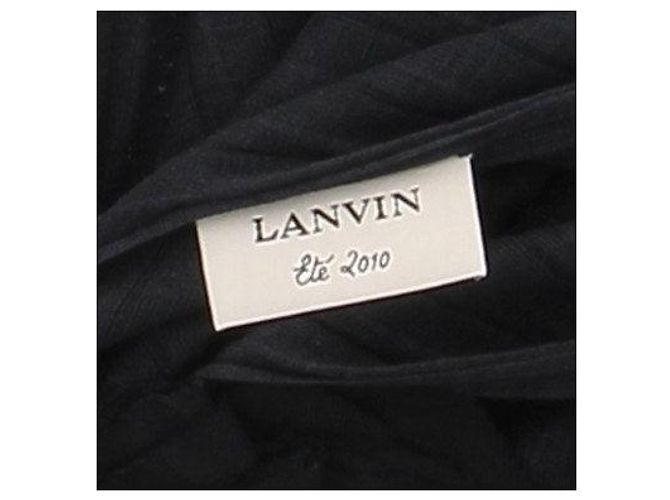 Top in seta Lanvin blu navy - vista 5
