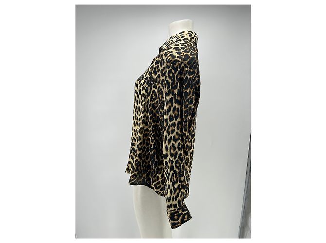 Autre Marque Camicia con spalline leopardate Marrone - vista 4