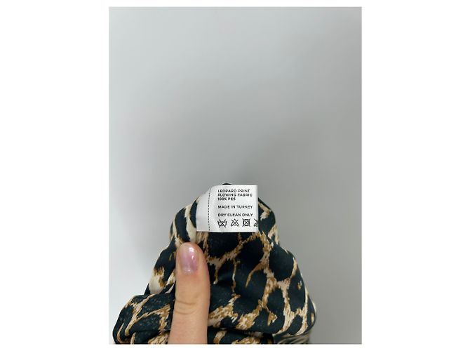 Autre Marque Camicia con spalline leopardate Marrone - vista 6