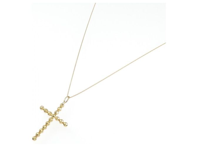 Autre Marque Collana con Croce Au750 D'oro - vista 2