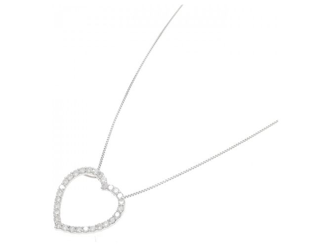 Autre Marque Collana in oro bianco Au750 e diamanti Argento - vista 2
