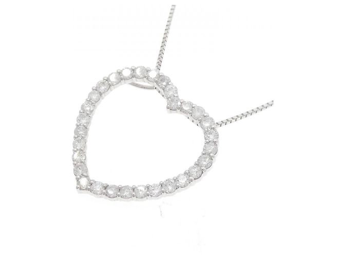 Autre Marque Collana in oro bianco Au750 e diamanti Argento - vista 3