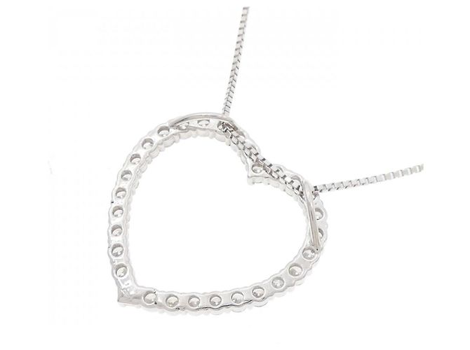 Autre Marque Collana in oro bianco Au750 e diamanti Argento - vista 4