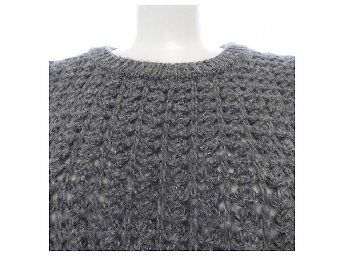 Timeless Chanel Kleid aus Kaschmir-Mischung Braun - Ansicht 7