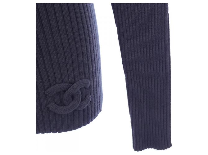 Timeless Tejido de cachemira Chanel Púrpura - vista 6
