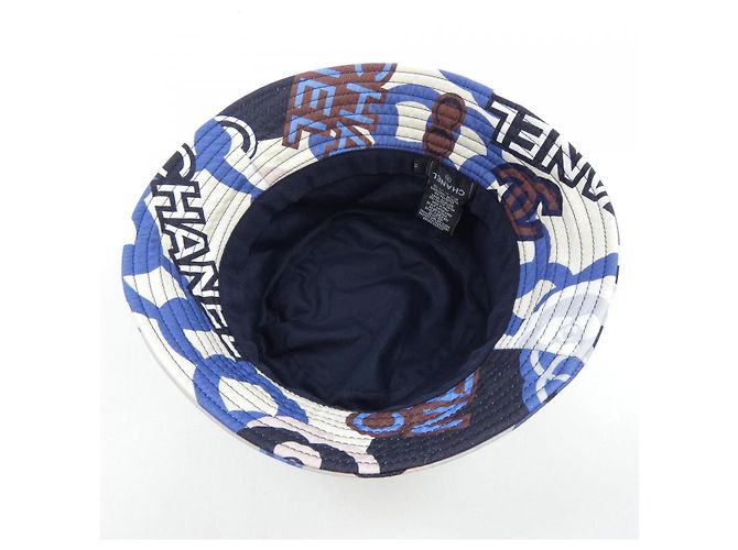 Timeless Chanel Hat Pink Blue Beige - view 5