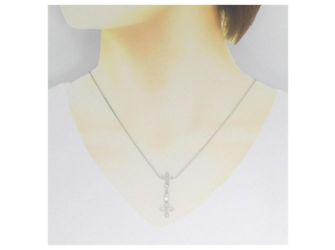 Autre Marque Collana in Au750 e Diamanti Argento - vista 6