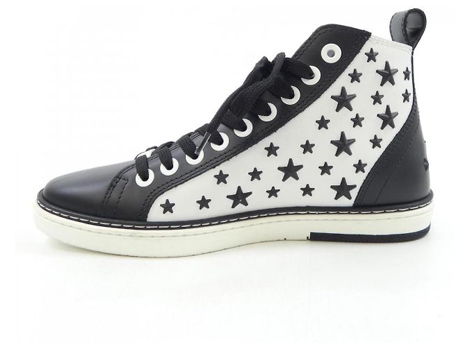 Sneakers Jimmy Choo Nero Bianco - vista 2