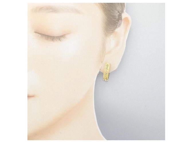 Autre Marque Pendientes bitono en Au750 Dorado - vista 5
