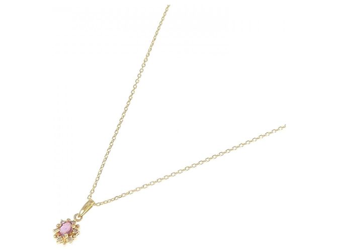 Autre Marque Collana con rubino e diamanti Au750 D'oro - vista 2