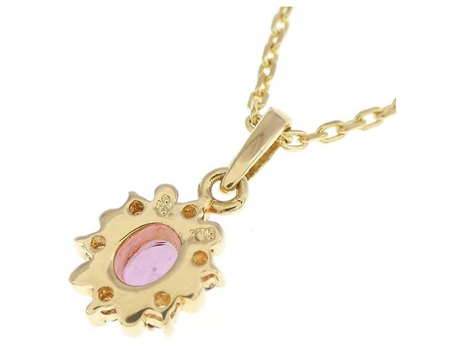 Autre Marque Collana con rubino e diamanti Au750 D'oro - vista 4