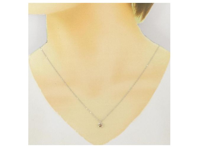 Autre Marque Collana in Au750 con Diamanti Argento - vista 6