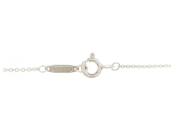 Tiffany & Co Collier Tiffany 1837 Interlocking en argent et or rose - vue 5