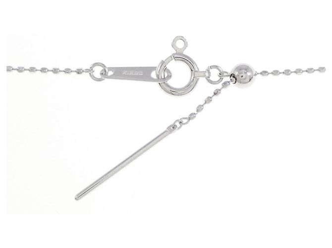 Autre Marque Collana con Croce in Diamanti in Oro Bianco Au750 Argento - vista 5