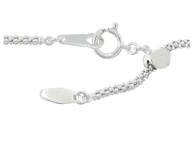 Autre Marque Collana in oro bianco Au750 Argento - vista 4