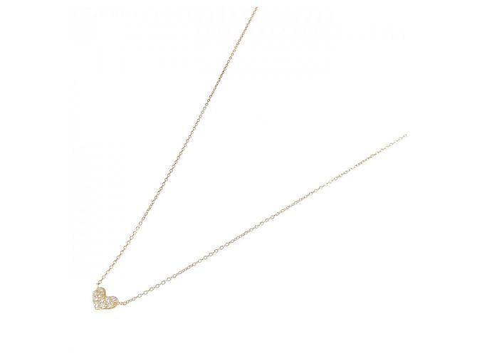 Autre Marque Collana Cuore di Diamante Au750 D'oro - vista 2