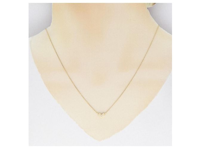 Autre Marque Collana Cuore di Diamante Au750 D'oro - vista 6