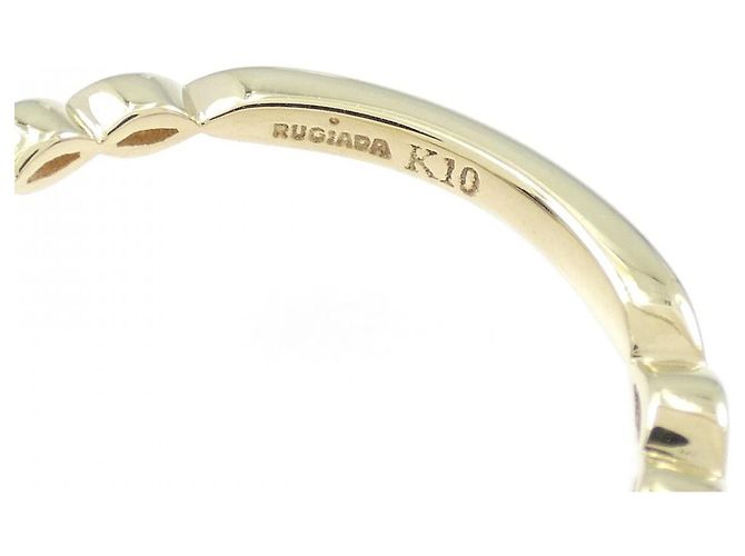 Autre Marque Anello Luziada K10 in oro giallo, tormalina e diamante D'oro - vista 4