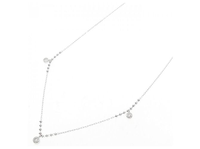Autre Marque Collana in oro bianco Au750 e diamanti Argento - vista 2