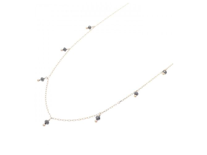Autre Marque Collana in oro Au750 e diamanti Rosa - vista 2