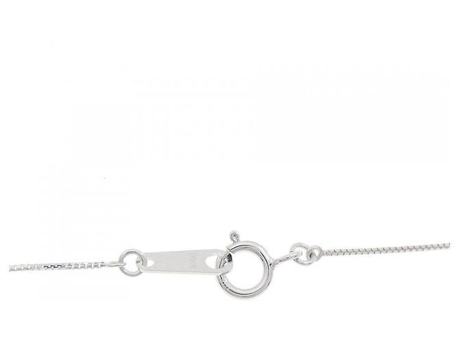 Autre Marque Collana con diamante K10WG Argento - vista 5