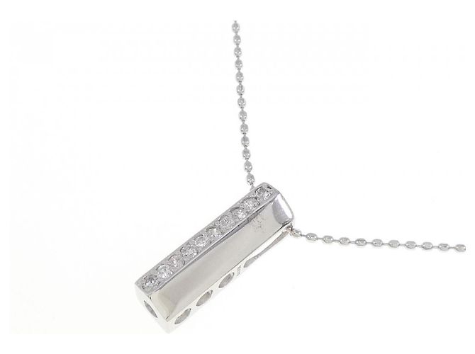 Autre Marque Collana con Diamanti Au750 Argento - vista 3