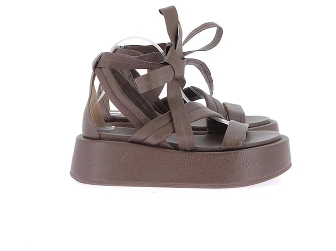 Marsèll Sandali con platform Marrone - vista 2