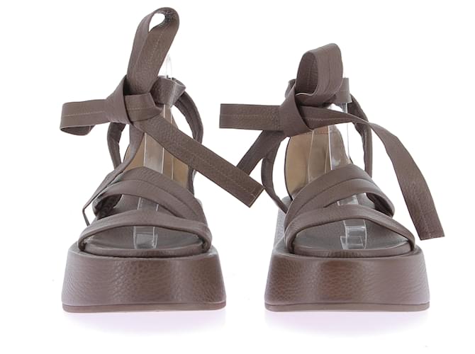 Marsèll Sandali con platform Marrone - vista 4