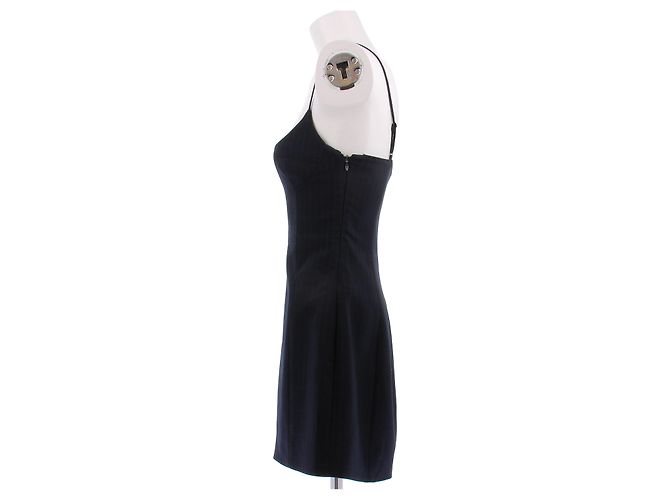 Alexander Wang Kleid Marineblau Polyester S - Ansicht 4