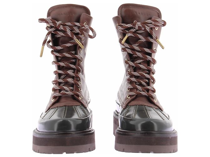 Autre Marque Bordeaux Schnürstiefeletten Braun - Ansicht 2