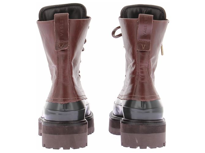 Autre Marque Bordeaux Schnürstiefeletten Braun - Ansicht 3